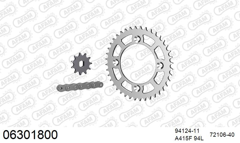 AFAM 415F 104 AR (CLIP) & SPROCKETS 1