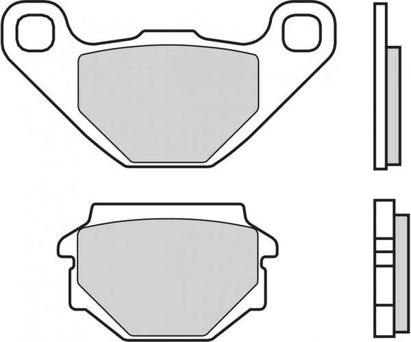 BREMBO 07015CC BRAKE PADS ORGANIC 1