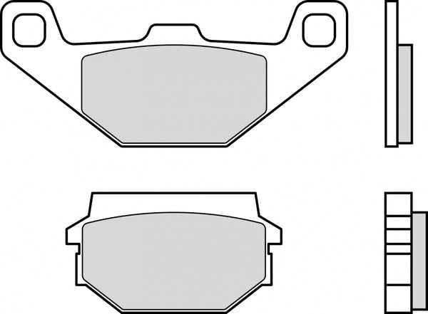 BREMBO 07023CC BRAKE PADS ORGANIC 1
