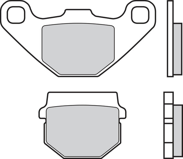 BREMBO 07026CC BRAKE PADS ORGANIC 1