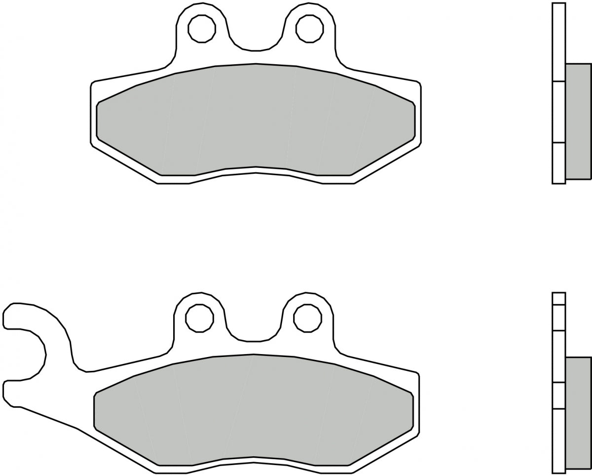 BREMBO 07056CC BRAKE PADS ORGANIC 1