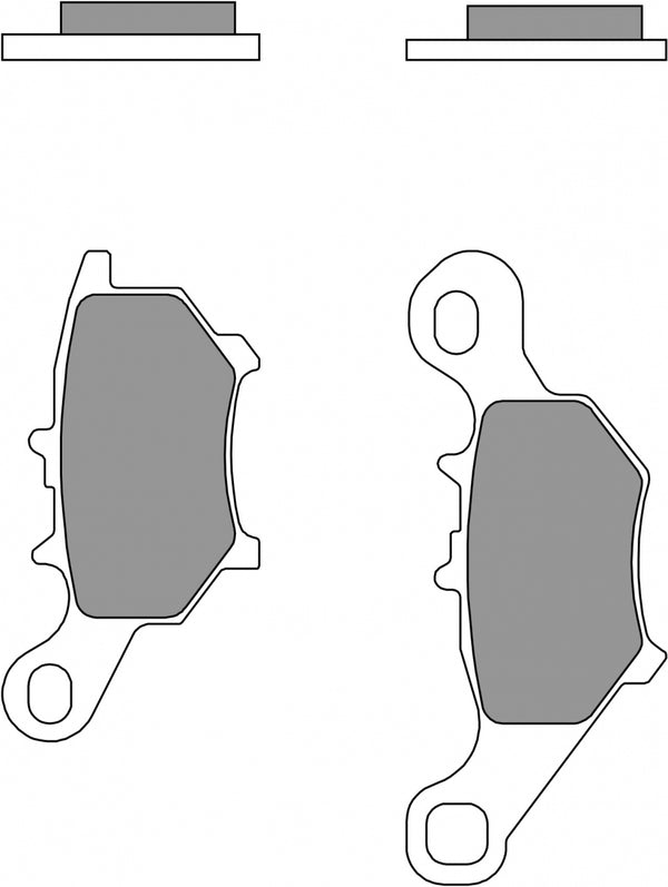 BREMBO 07091CC BRAKE PADS ORGANIC 1