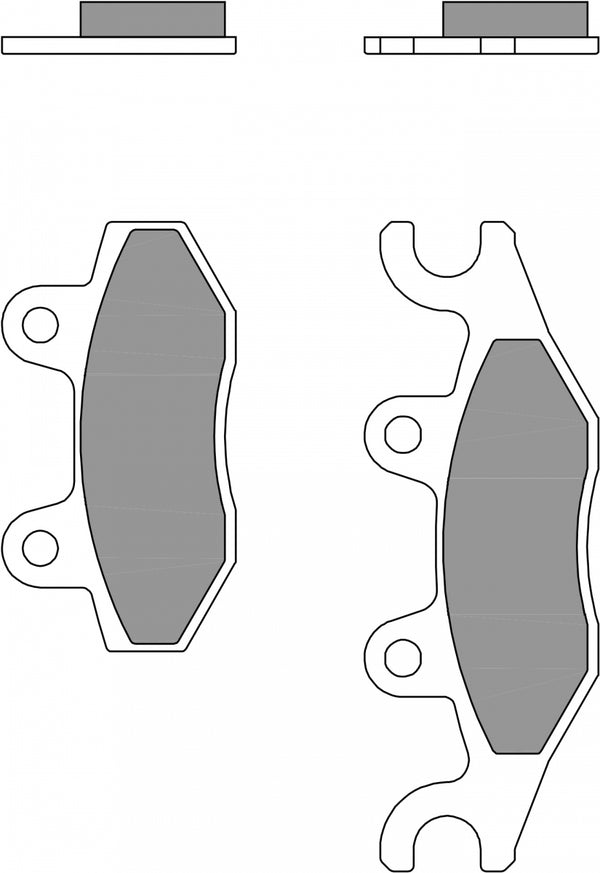 BREMBO 07095CC BRAKE PADS ORGANIC 1