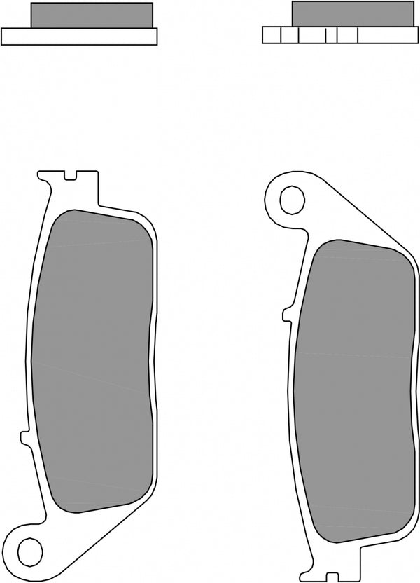 BREMBO 07096CC BRAKE PADS ORGANIC 1
