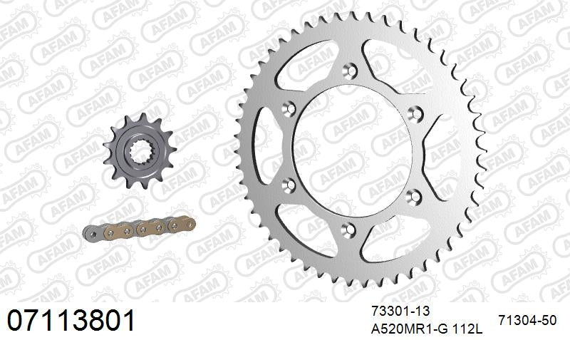 AFAM 520MR2 112 ARS (CLIP) GOLD & SPROCKETS 1