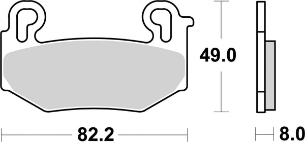 BREMBO BRAKE PAD SINTER SA R1300GS 1