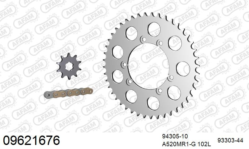 AFAM 520MR2 102 ARS (CLIP) GOLD & SPROCKETS 1