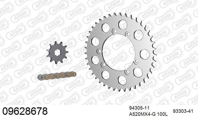 AFAM 520MR2 100 ARS (CLIP) GOLD & SPROCKETS 1
