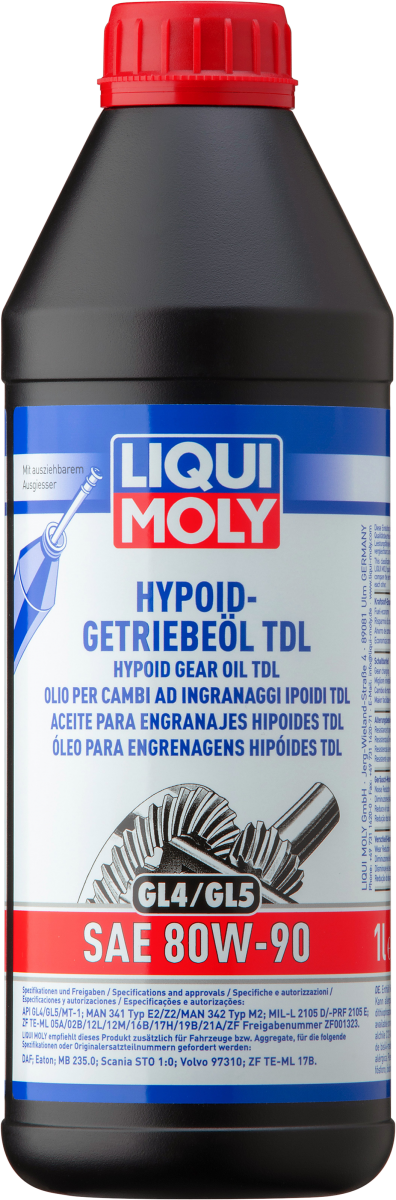 LIQUI MOLY GEAR OIL 80W-90 1L 1