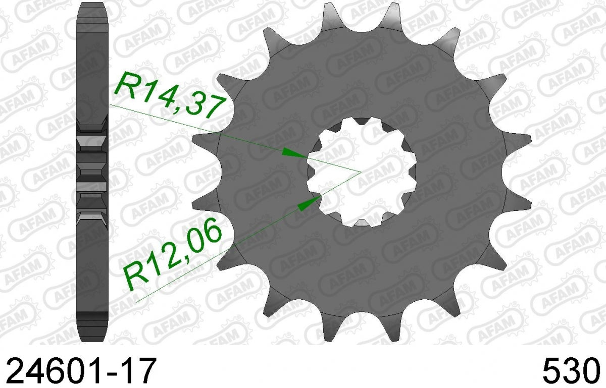 AFAM FRONT 17T, 530 1