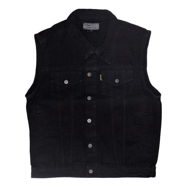 MCS denim vest black 1