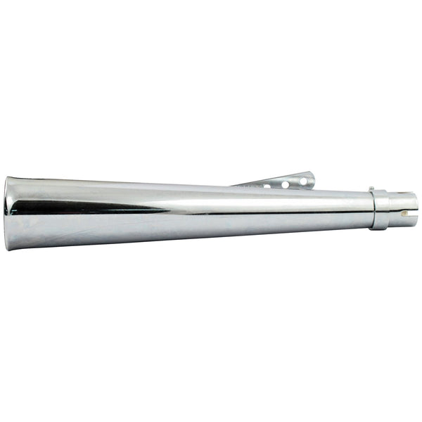 MCS Sei megaphone universal muffler 21" long chrome 1