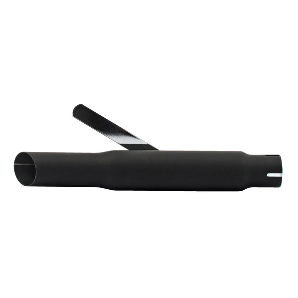 MCS Shorty slash cut universal muffler16" long black 1