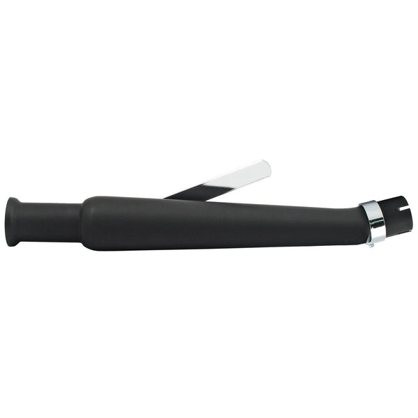 MCS Trumpet universal upswept right muffler 20-1/2" long black 1