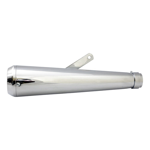 MCS Megaphone universal muffler 16.5" long chrome with TA tip 1