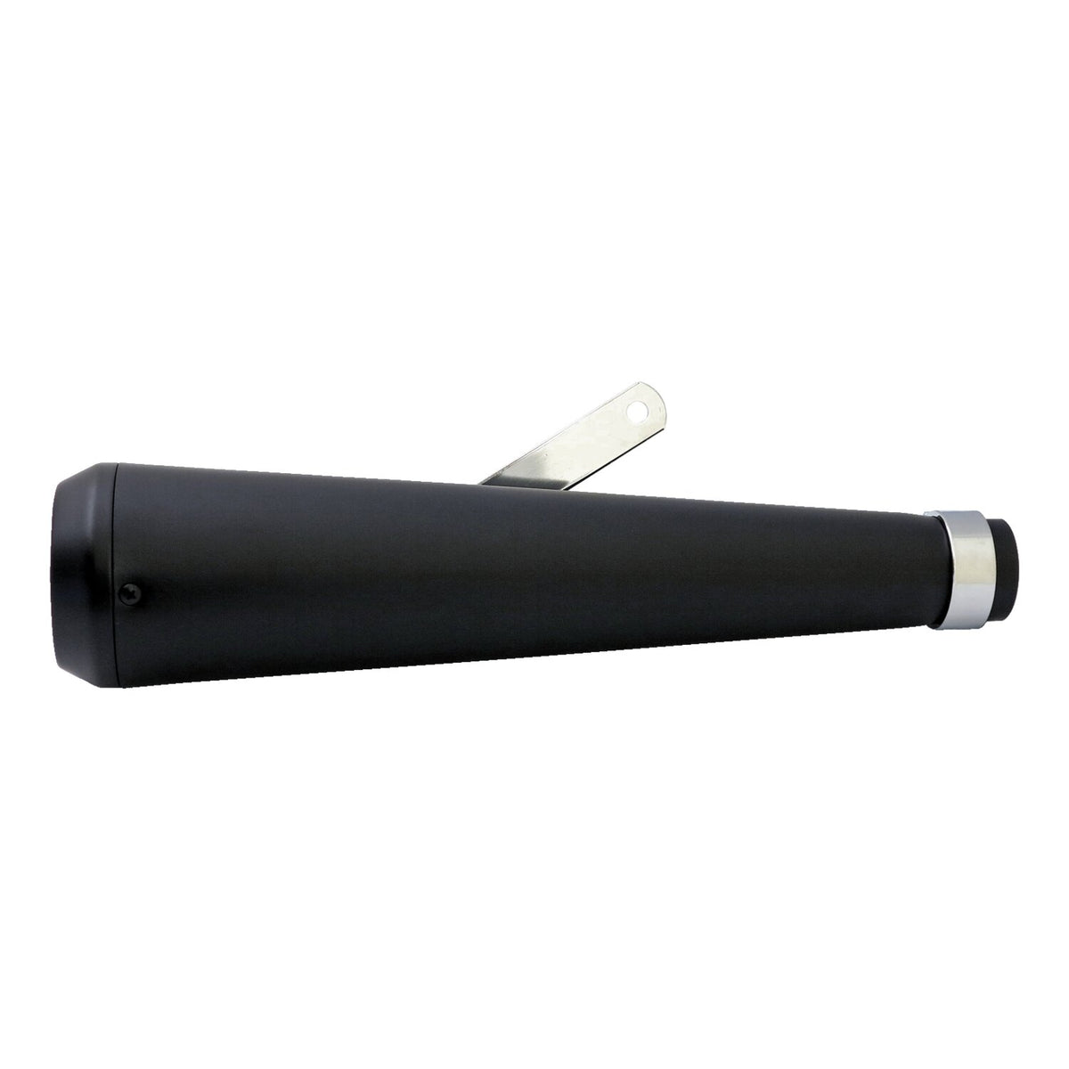 MCS Megaphone universal muffler 16.5" long black with TE tip 1