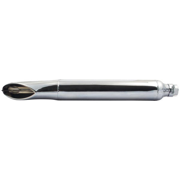 MCS 67-69 OEM style turn out muffler 28" long chrome 1