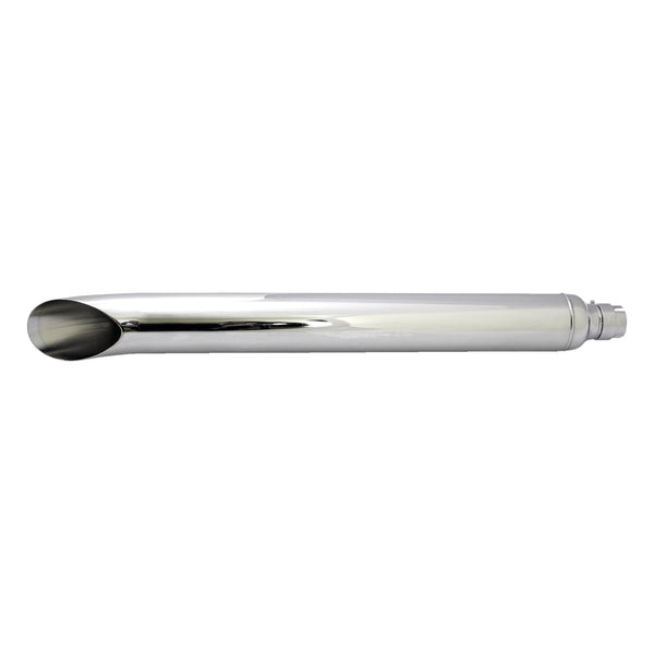 MCS Turn down / turn out universal muffler 32" long chrome 1