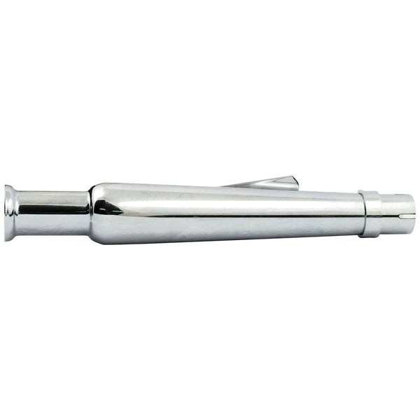 MCS Trumpet universal straight muffler 18-1/2" long chrome 1