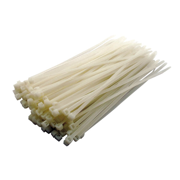 MCS, cable straps. 8" (20cm). White 1