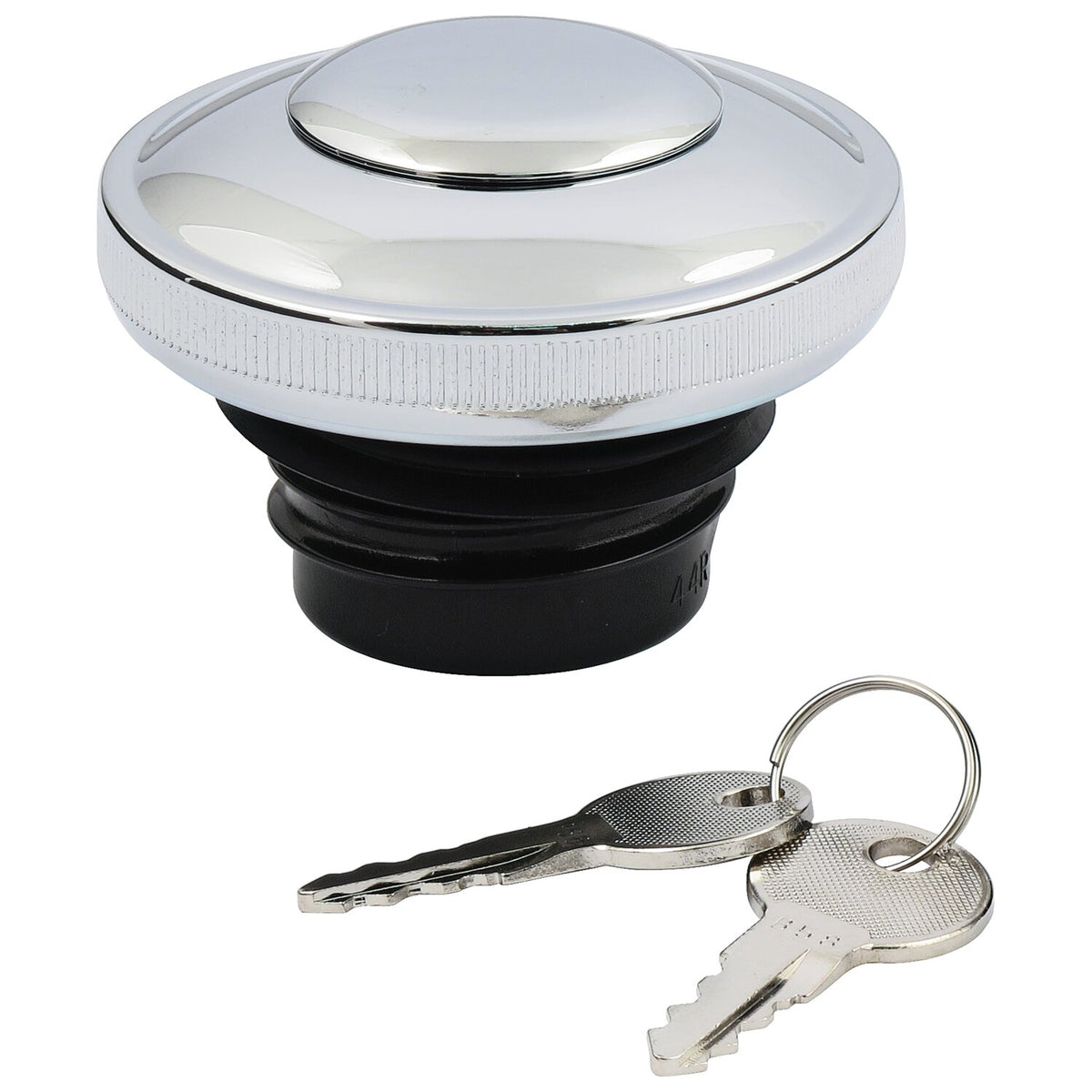 MCS Gas cap vented with lock, chrome 1