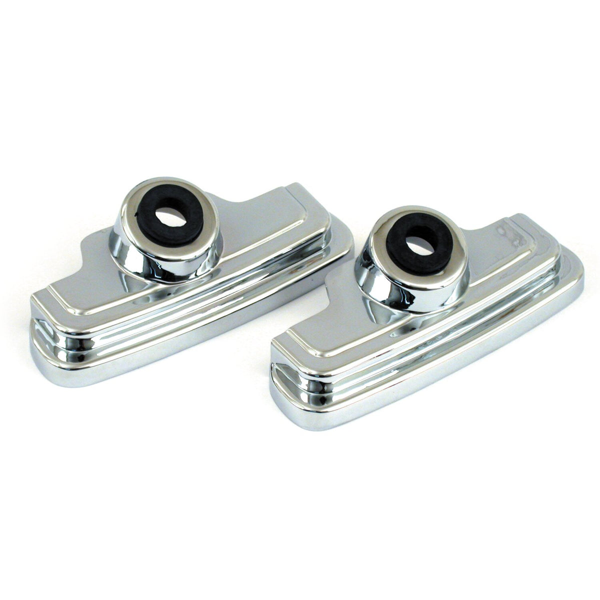MCS Evo spark plug & head bolt cover kit. Chrome 1