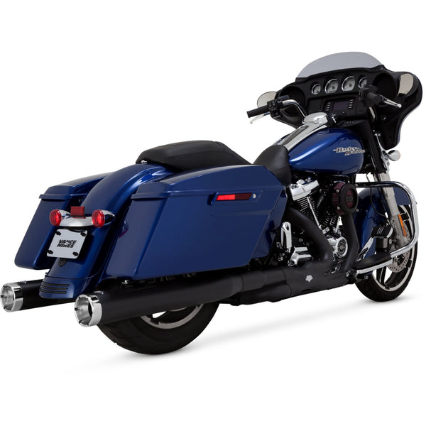 Vance & Hines, Monster Round slip-on mufflers. Black 1