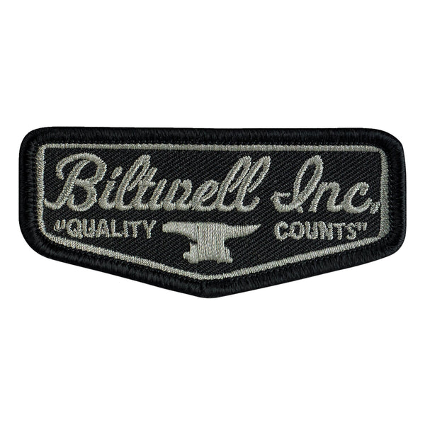 Biltwell Logo patch 3" black/grey 1