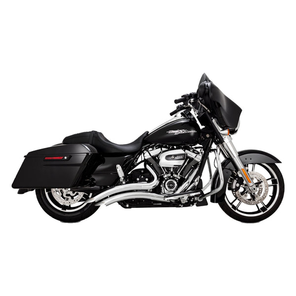 Vance & Hines, 2-1/2" Big Radius 2-2 exhaust. Chrome 1