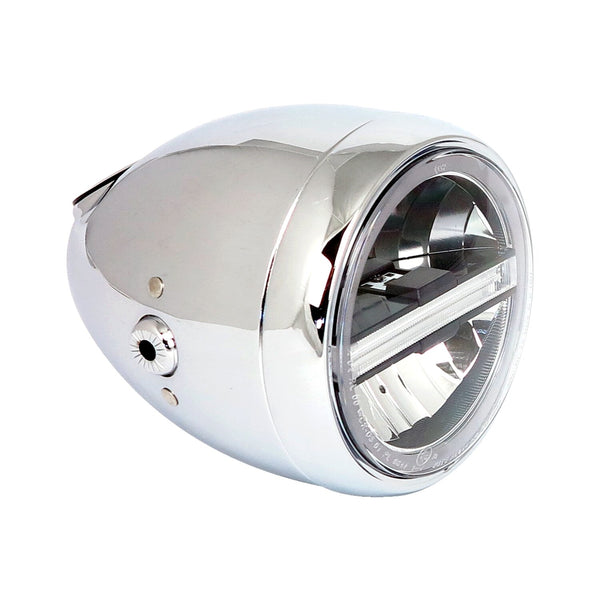 Daytona, Neo Vintage LED headlamp. Chrome 1