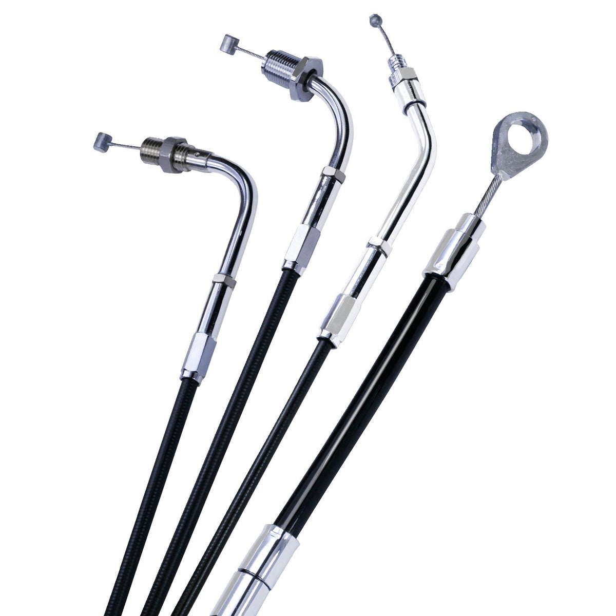 Barnett, throttle (pull) cable. Black. +10" 1
