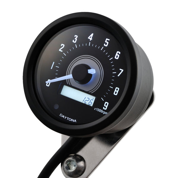 Daytona, Velona 60mm tachometer black 9000 rpm 1