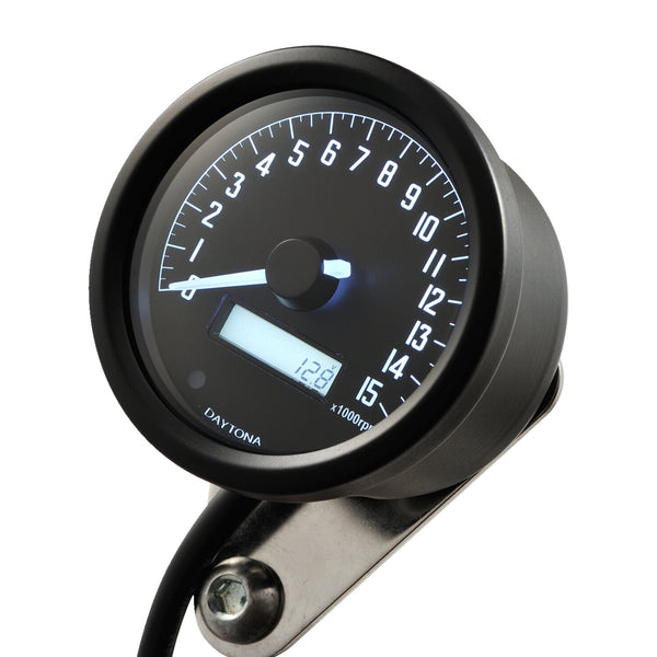 Daytona, Velona 60mm tachometer black 15000 rpm 1