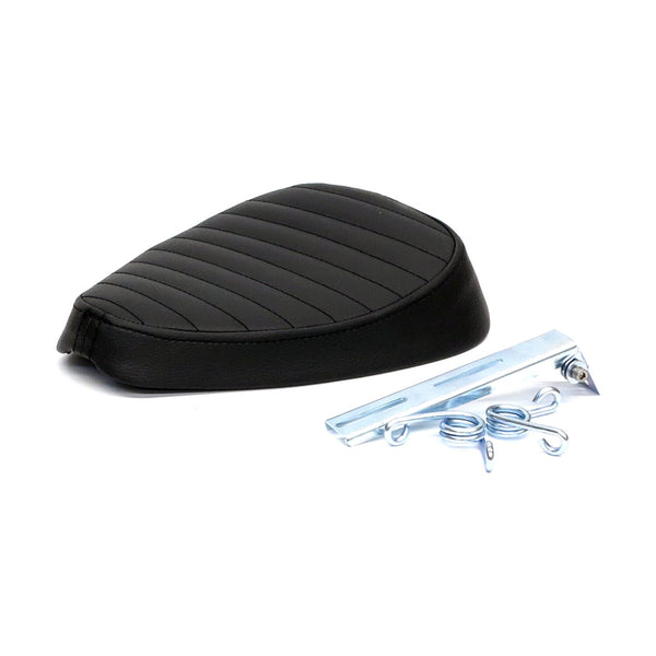 C-Racer, Classic bobber solo seat. Medium. Black 1