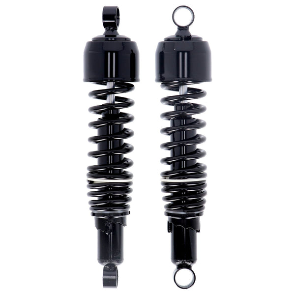 Emgo, shock absorber set. With shroud. Black 1