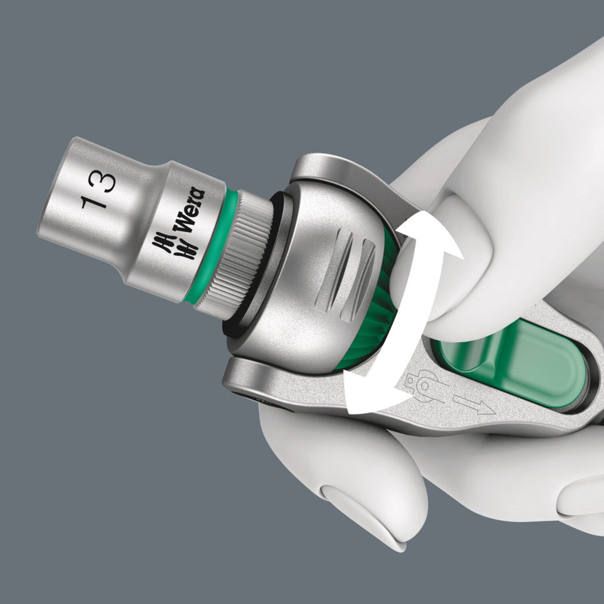 Wera Zyklop speed ratchet 1/4" drive 6