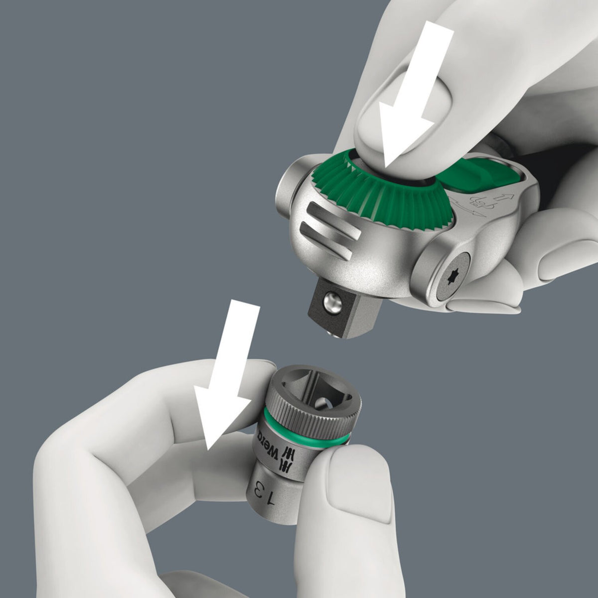 Wera Zyklop speed ratchet 1/4" drive 9