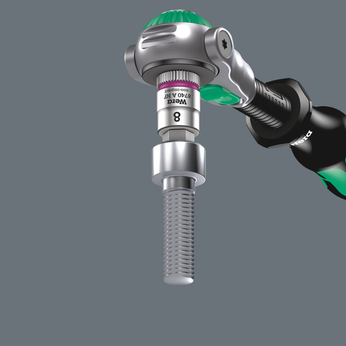Wera Zyklop 1/4" Hex socket bit w/ holding function US sizes 2