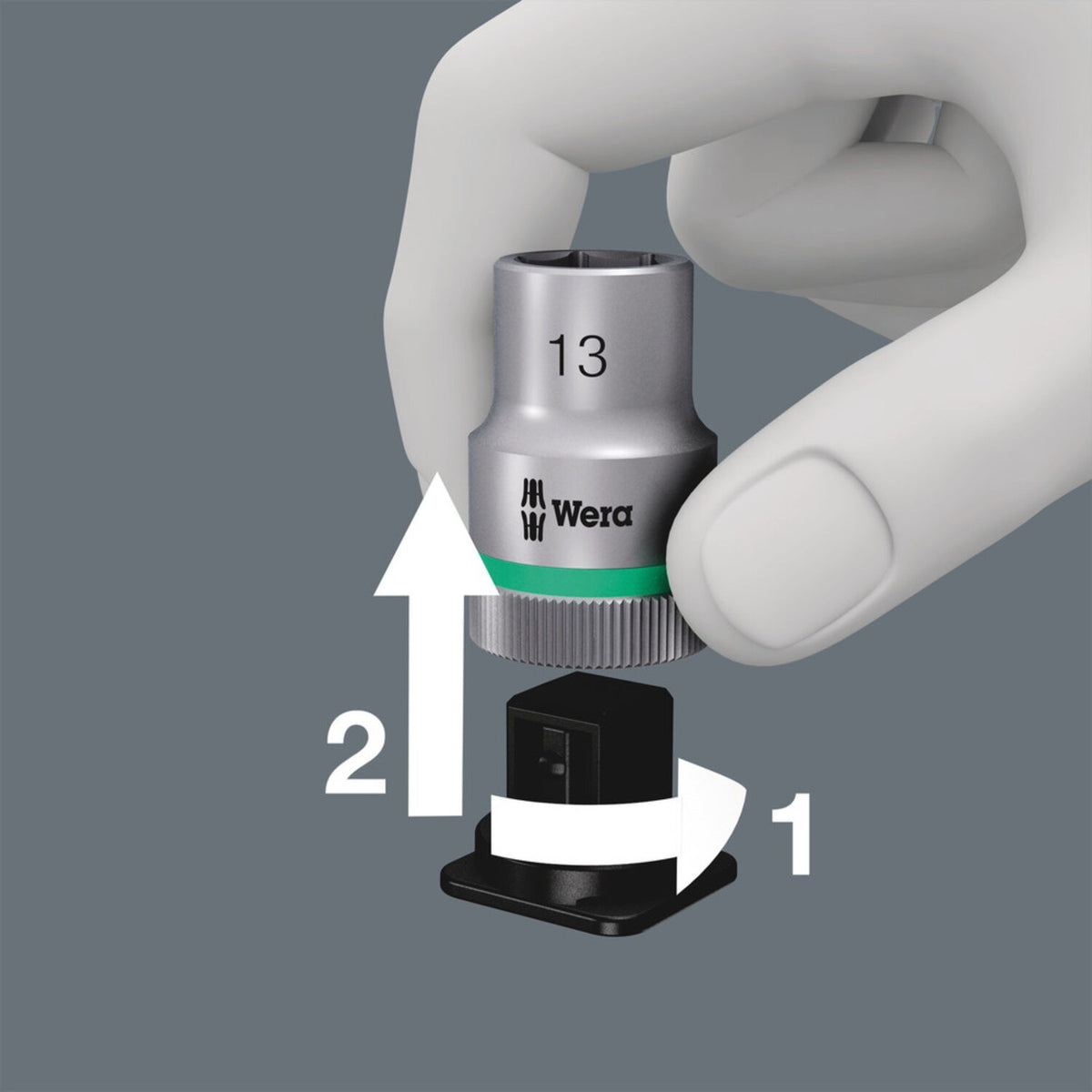Wera socket belt with 3/8" drive Torx® socket bits 6
