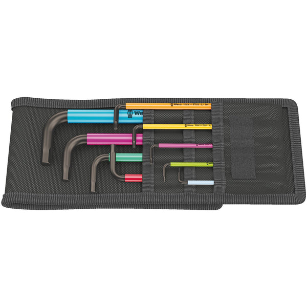 Wera hex key set multicolor - US sizes 1