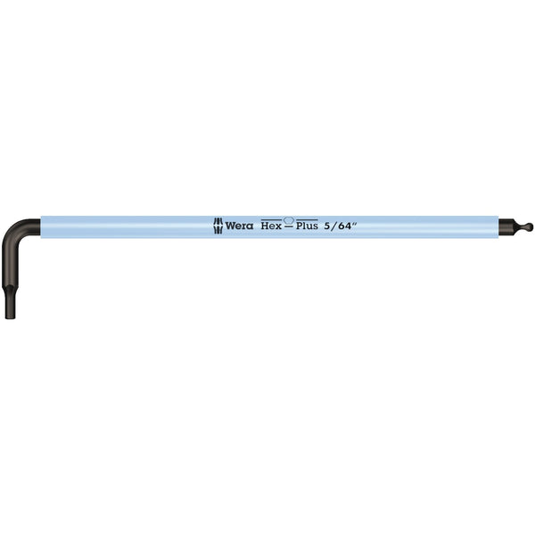 Wera hex key multicolor ice blue - US sizes 5/64" 1