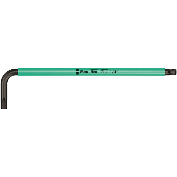 Wera hex key multicolor turquoise - US sizes 1/4" 1