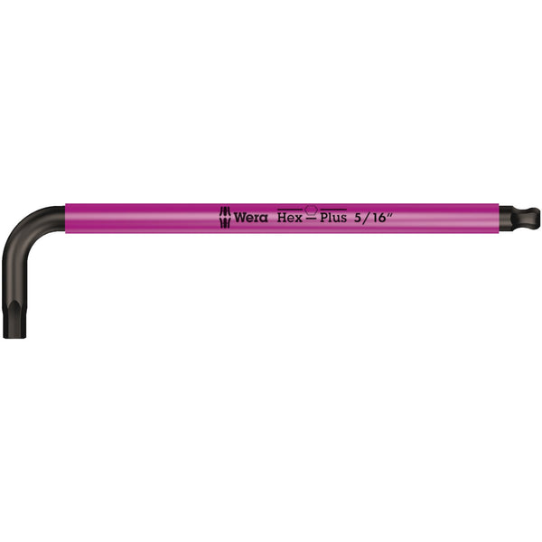 Wera hex key multicolor pink - US sizes 5/16" 1