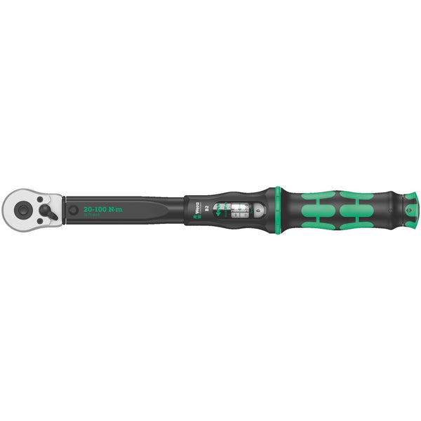 Wera 3/8" drive torque wrench 20-100 Nm with ratchet 1
