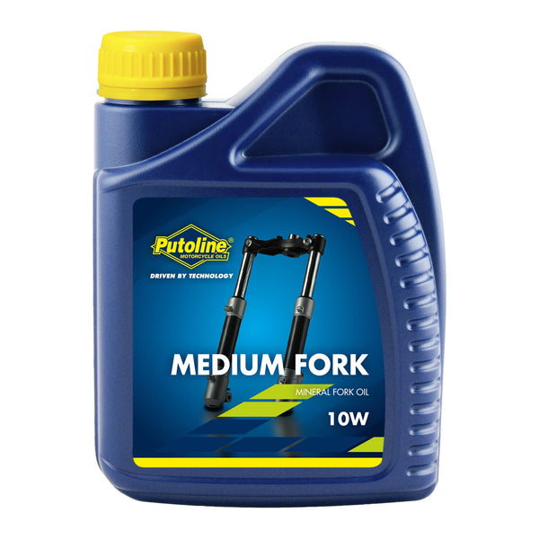 Putoline, medium fork oil SAE10W. 500cc 1