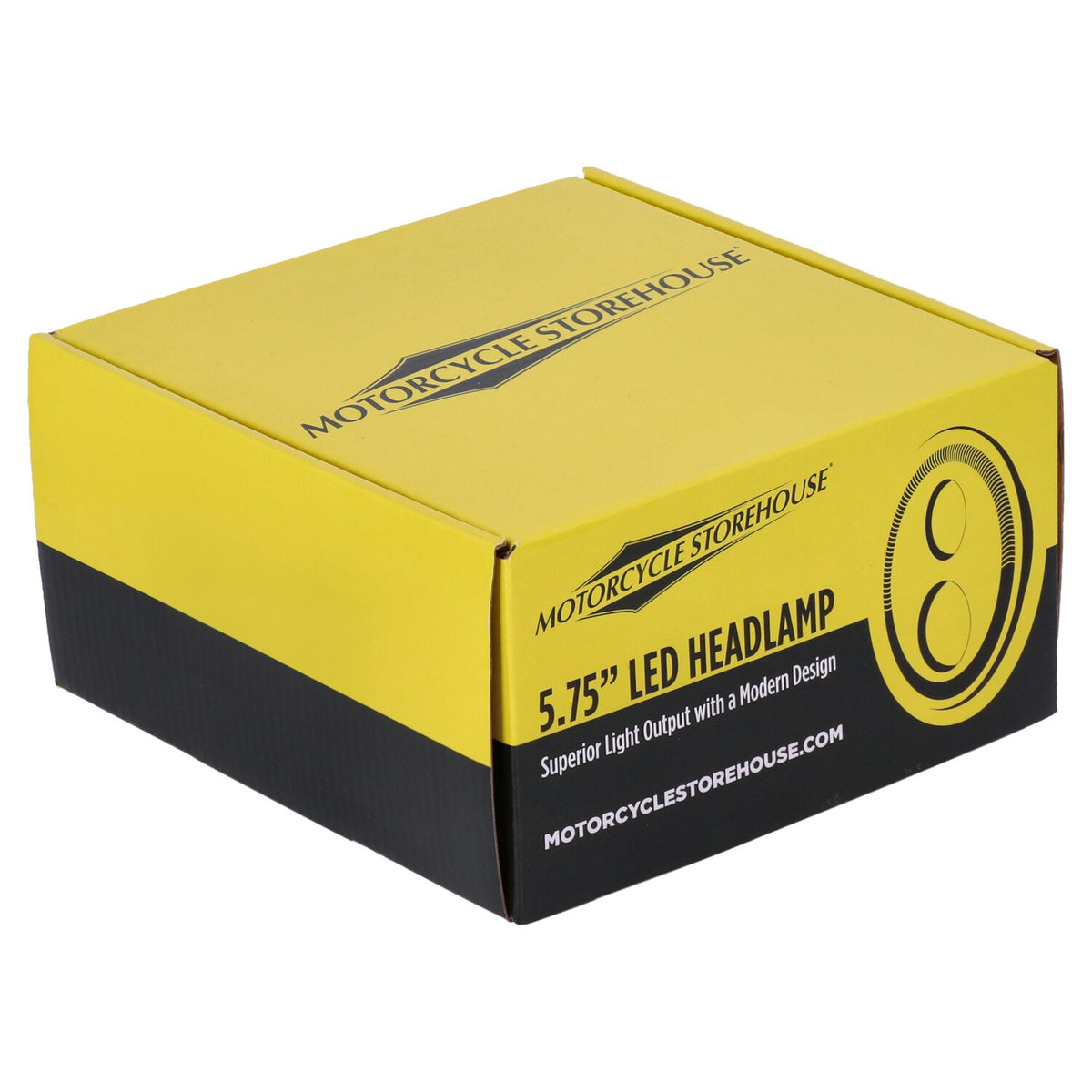 MCS Bright, 5-3/4" LED headlamp unit. Black 6