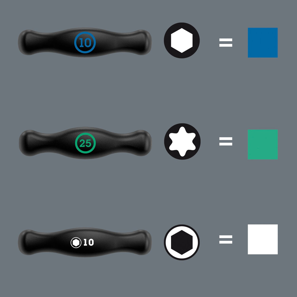 Wera HF T-handle TX8 Torx® driver series 467 7