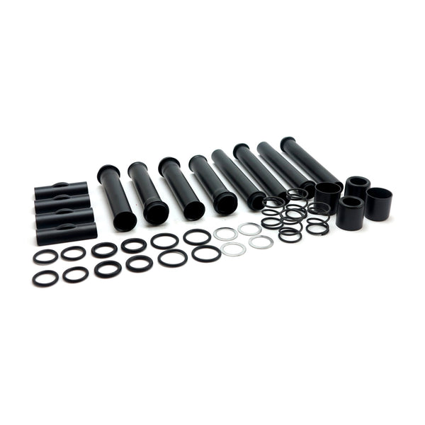 MCS Complete M8 pushrod cover kit. Black 1