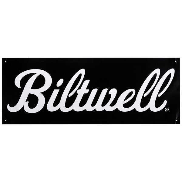 Biltwell Script Shop banner black/white 1