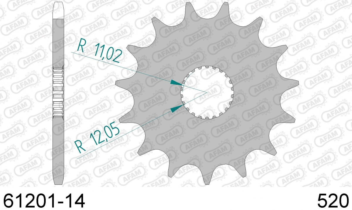 AFAM FRONT 14T, 520 1